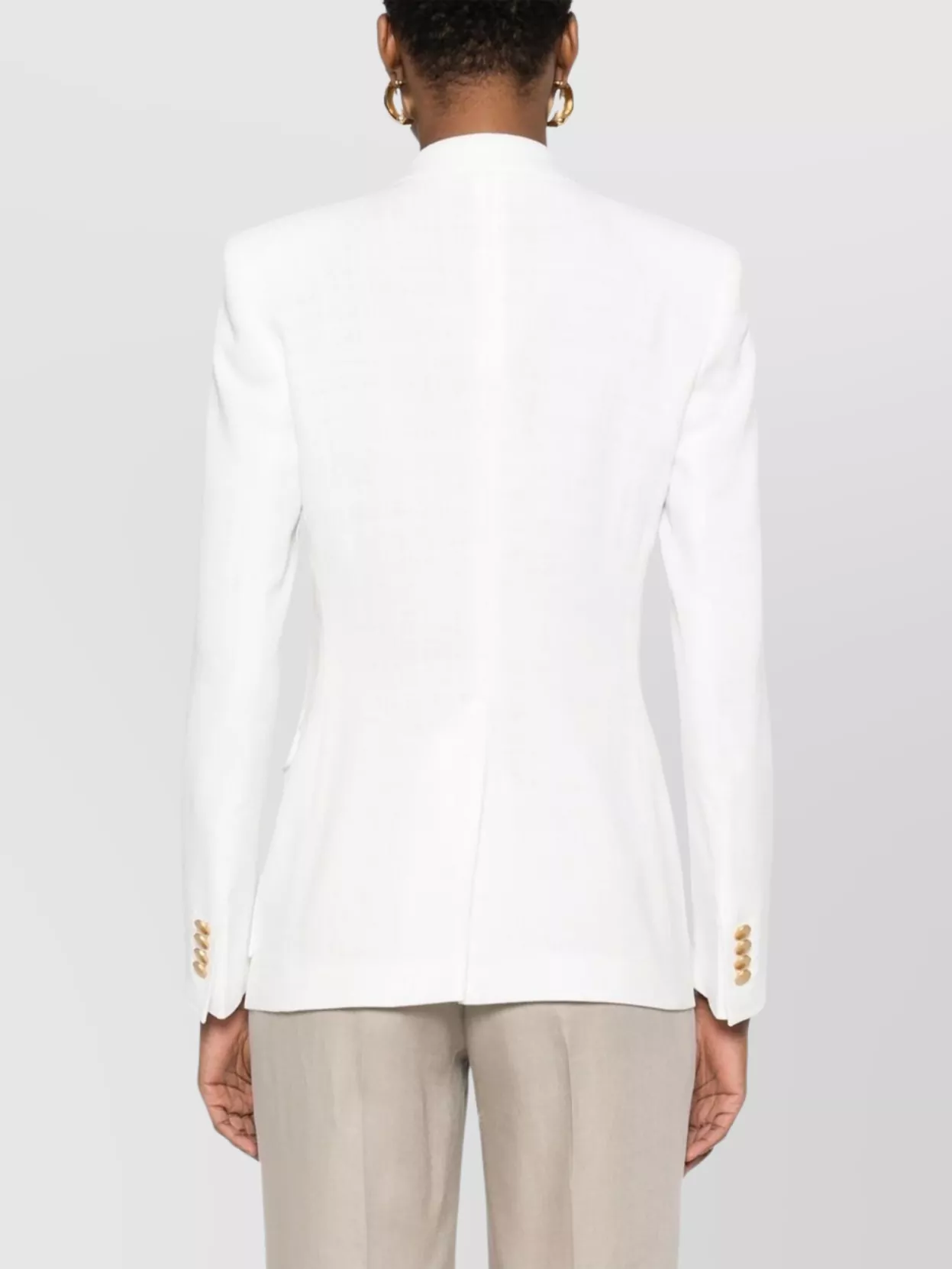 Tagliatore Double-Breasted Blazer Gold Buttons