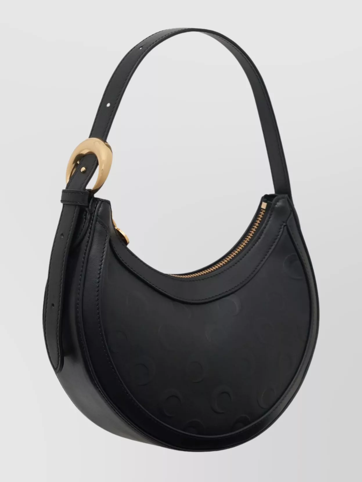 Marine Serre Mini Eclips Shoulder Bag With Embossed Pattern