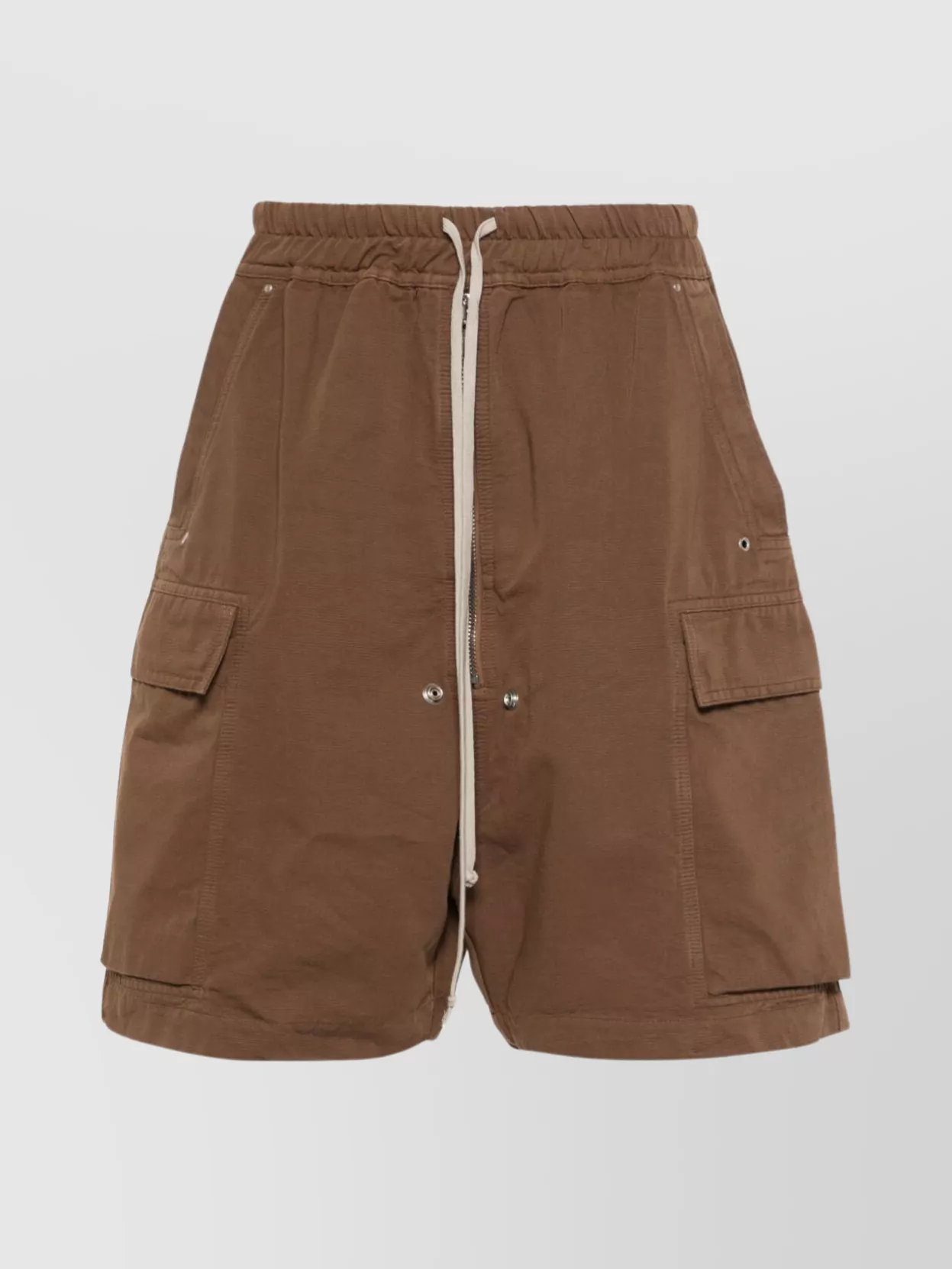 Shop Rick Owens Drkshdw Cargo Pocket Drawstring Hem Shorts