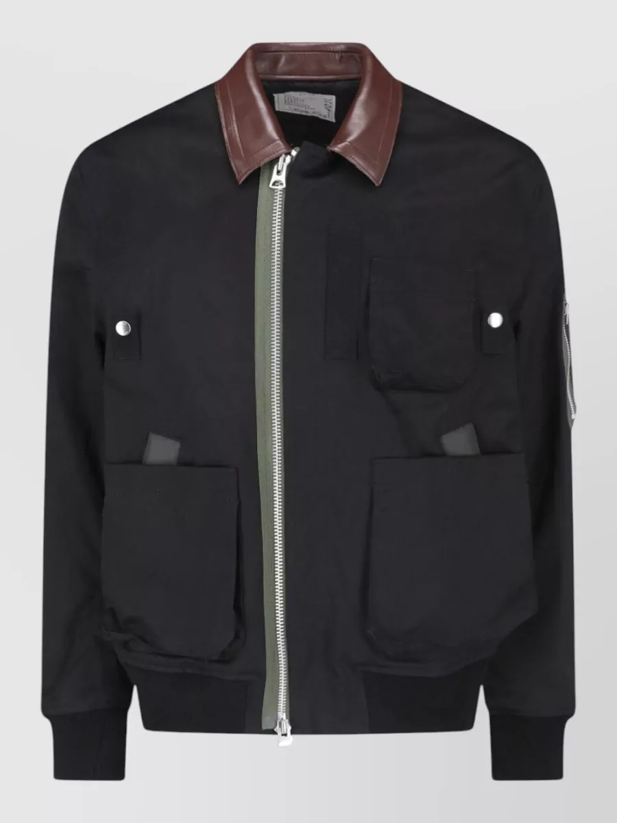 Sacai Cotton bomber jacket