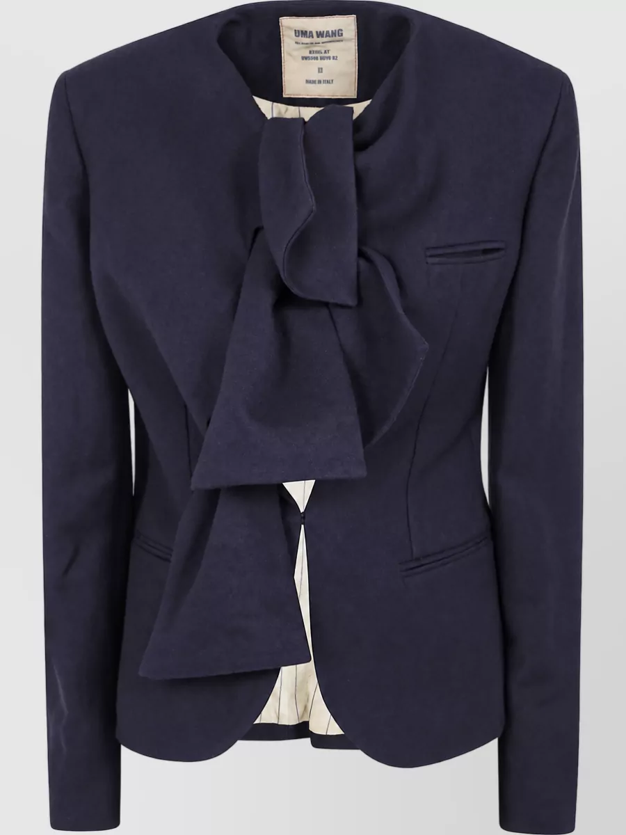 Uma Wang linen wool suit jacket