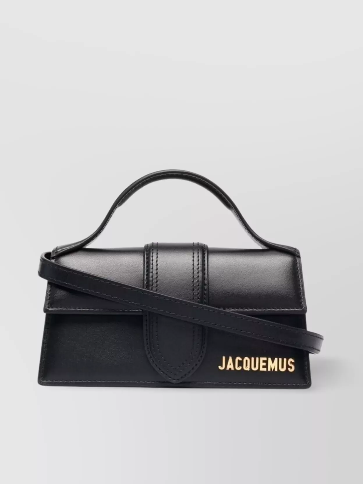 Shop Jacquemus Structured Rectangular Shoulder Bag