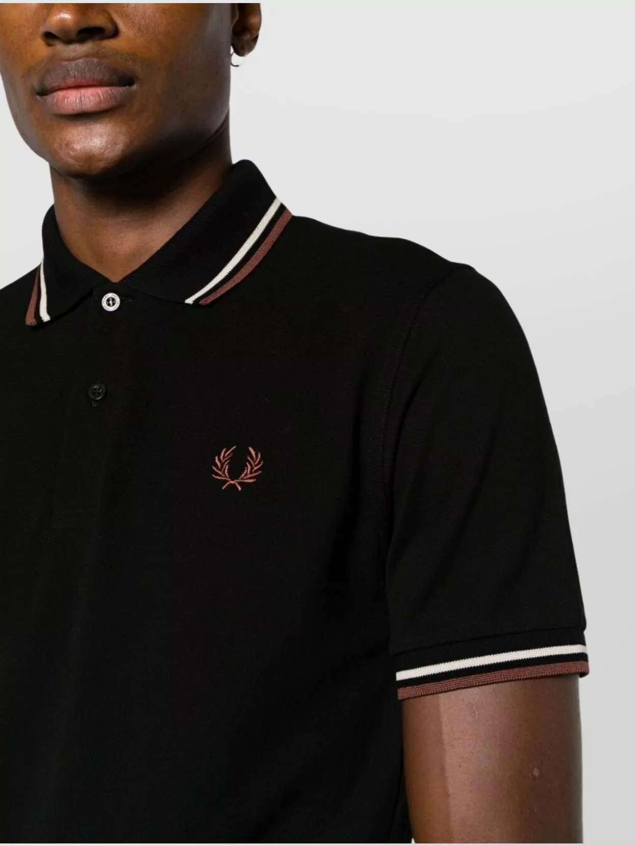 Fred Perry Logo Cotton Polo Shirt