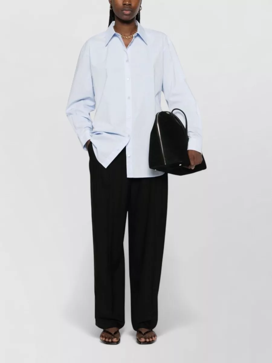 Totême Organic Cotton Long-Sleeve Shirt