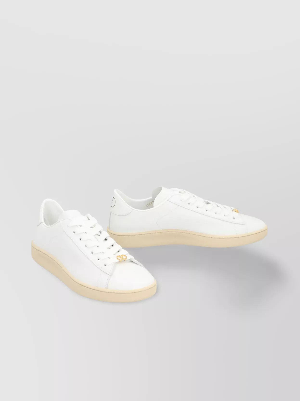 Valentino White Leather Vlogo Signature Sneakers