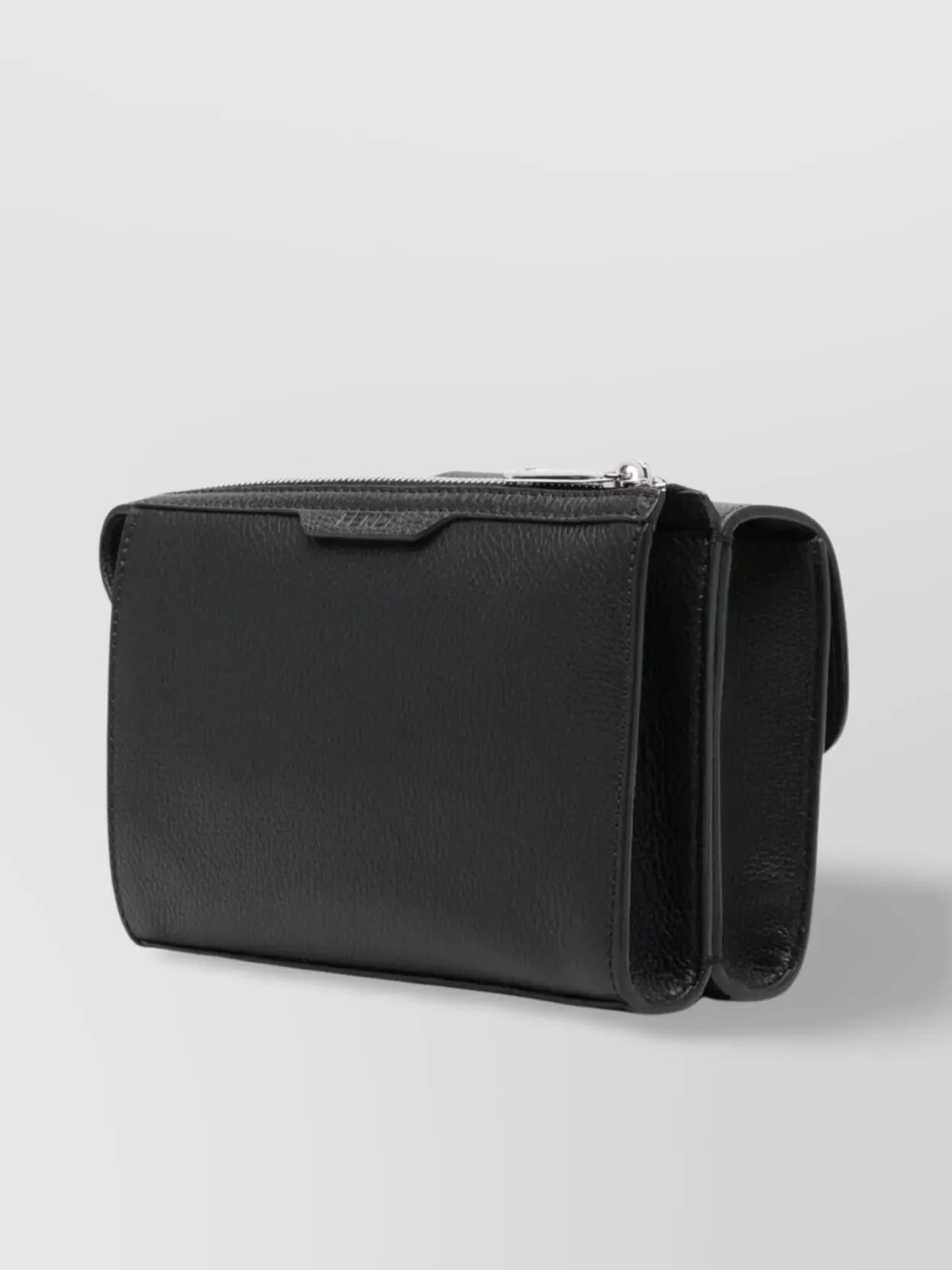 Fendi Leather Double Messenger Bag