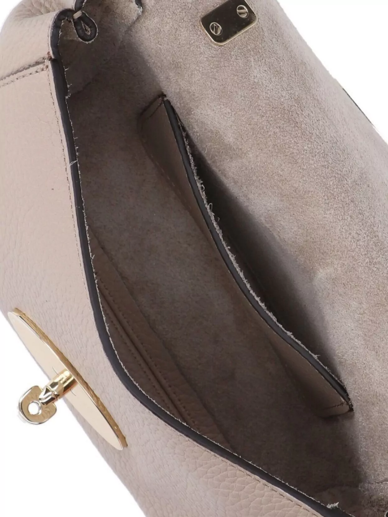 Mulberry Chain Strap Shoulder Bag With Pebbled Texture