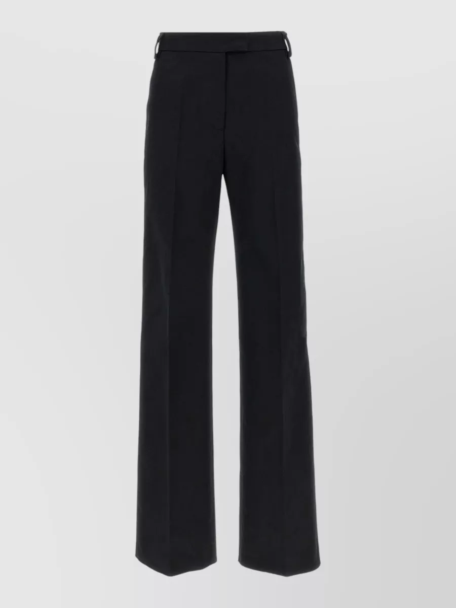Thelatest cotton wide-leg trousers
