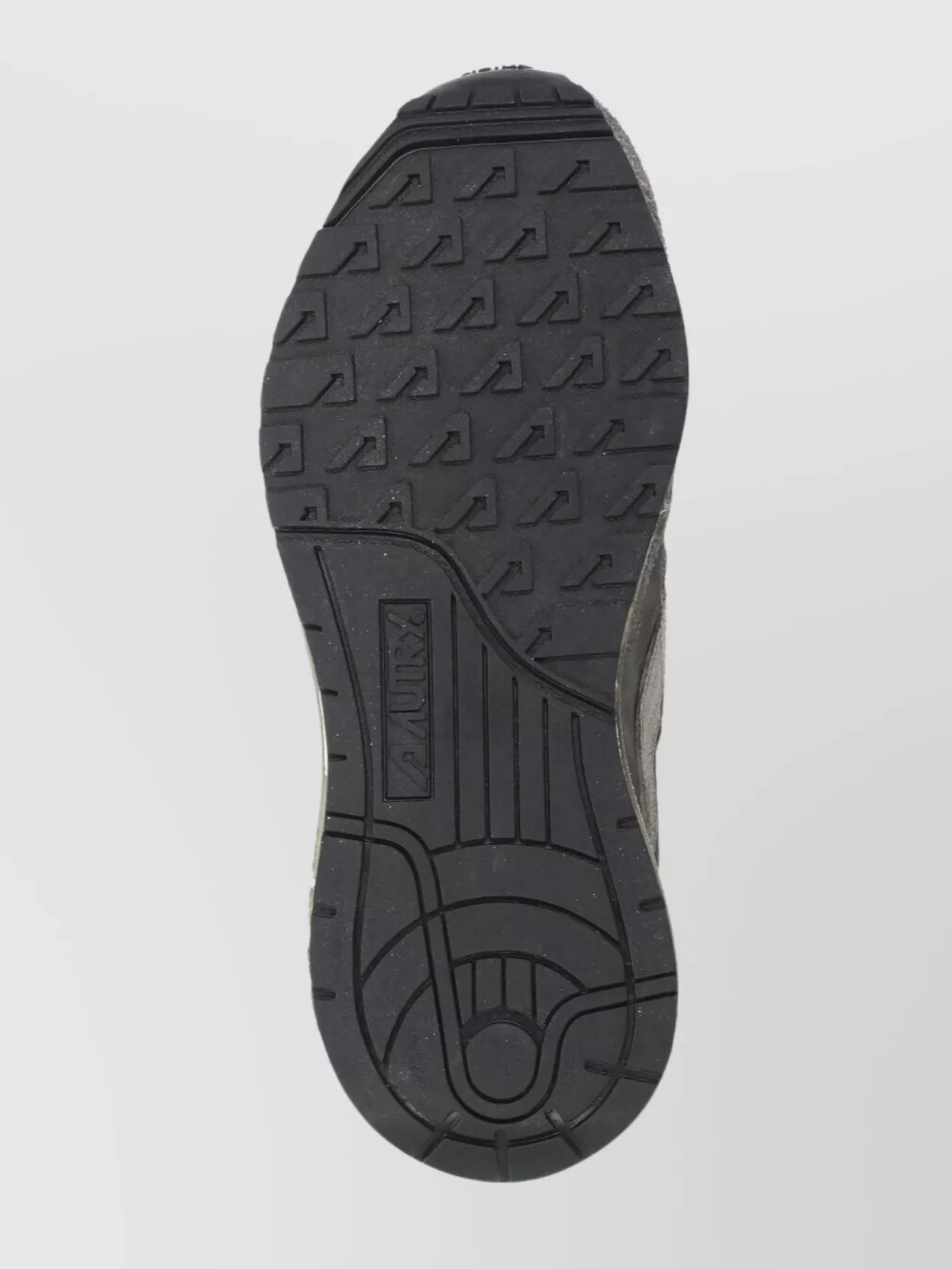 Autry Low Top Grey Leather Sneakers With Side Detail