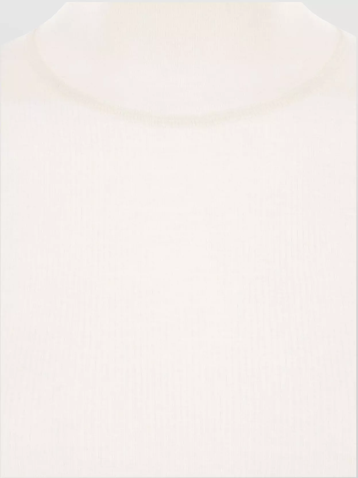Bottega Veneta Womens Chalk High-neck Slim-fit Cotton-blend Top In White