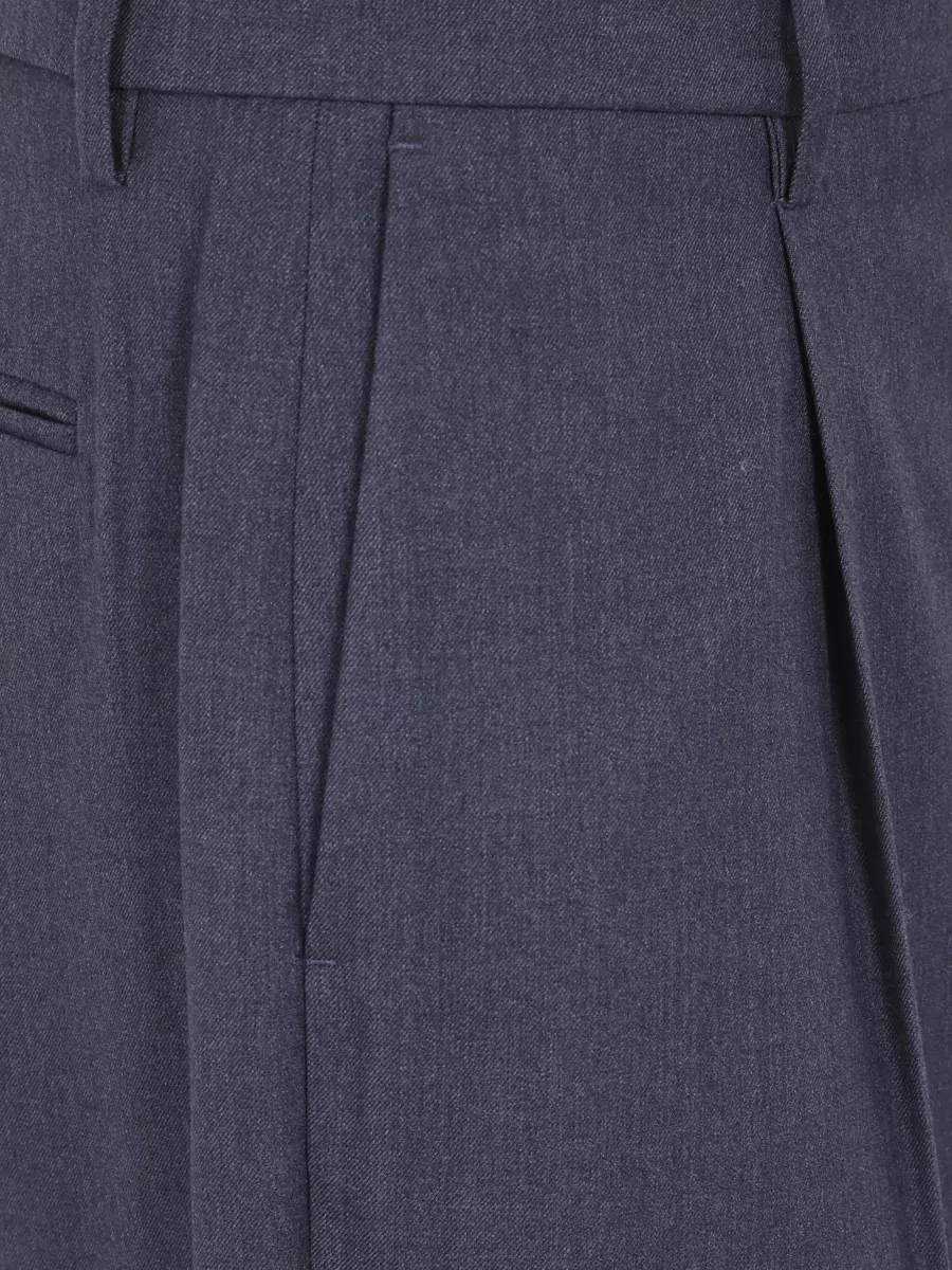 Dunst Pleated Semi Wide Tailored Trousers