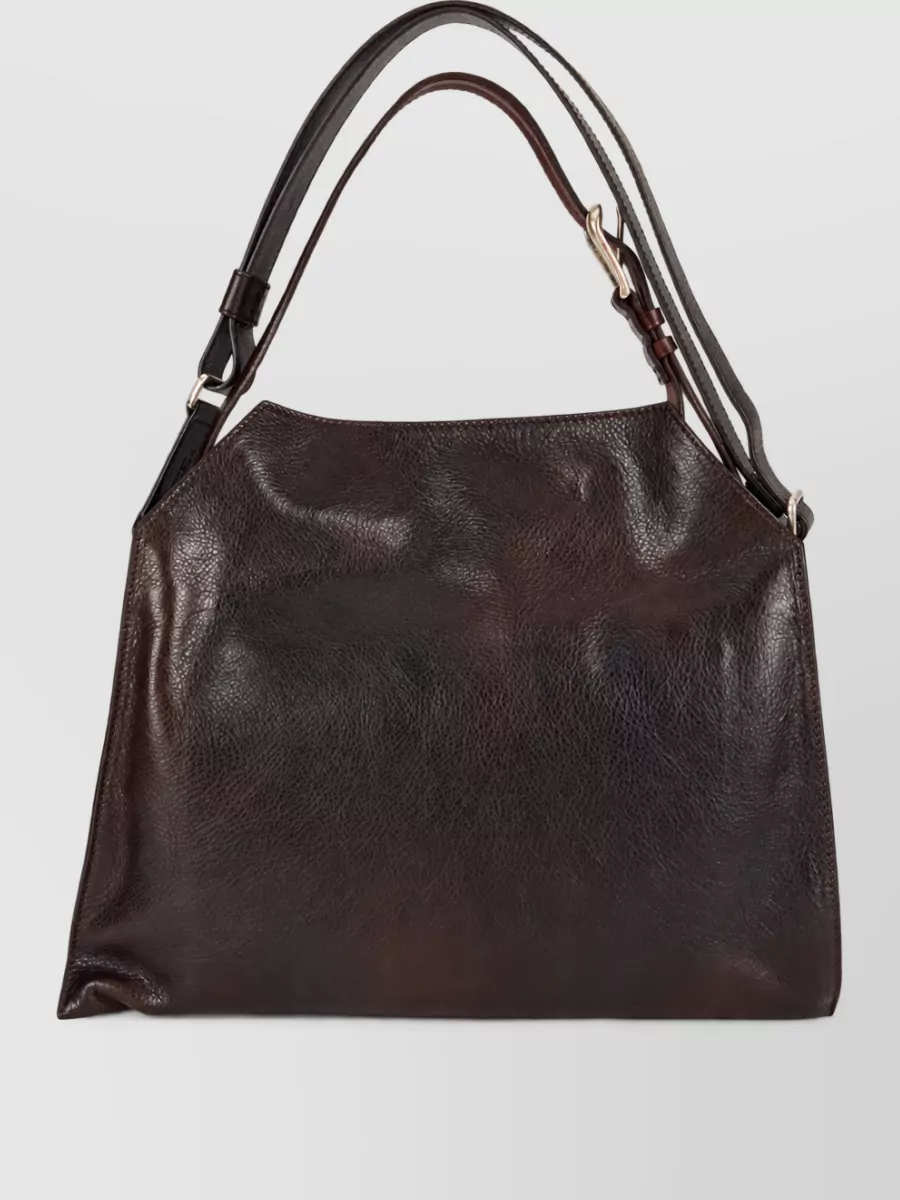 Orciani leather shoulder bag
