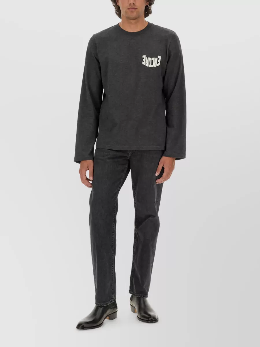 Courrèges Cotton logo t shirt