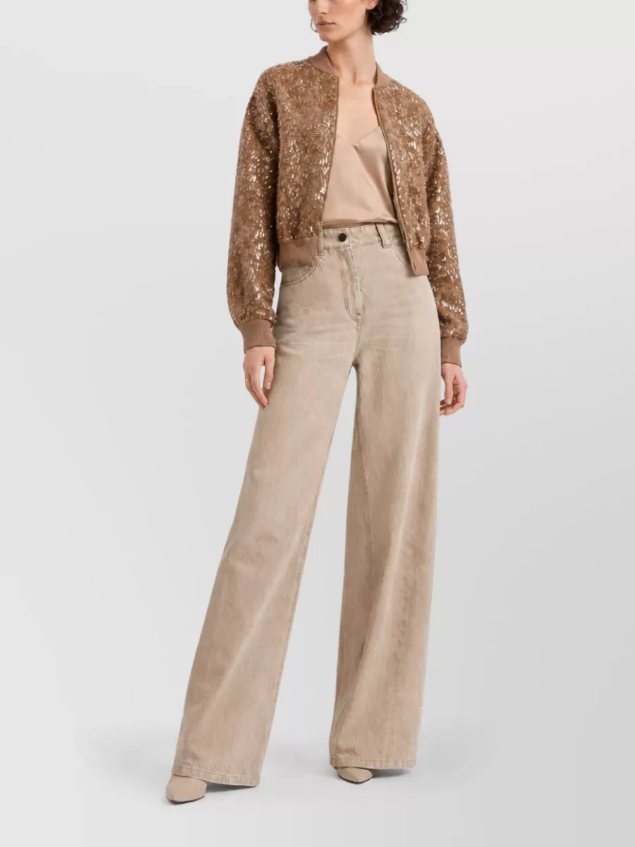 Brunello Cucinelli Denim Barrel Jeans