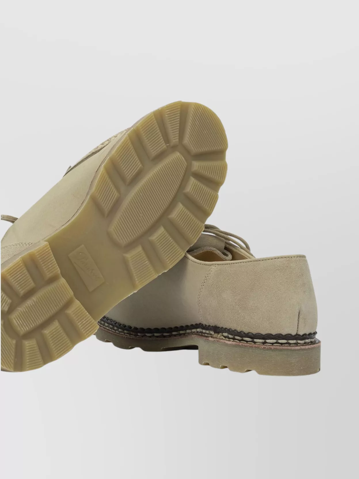 Paraboot Suede Lace-Up Shoes Fringe Detail