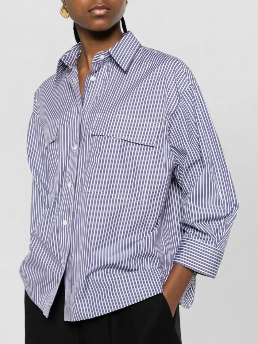 Brunello Cucinelli Striped Cotton Shirt