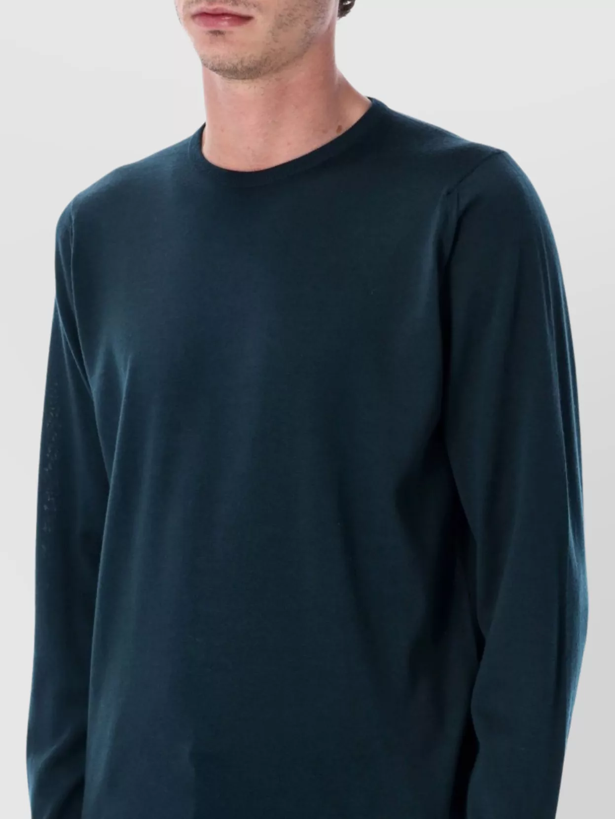 John Smedley Cozy Long Sleeve Knit Sweater