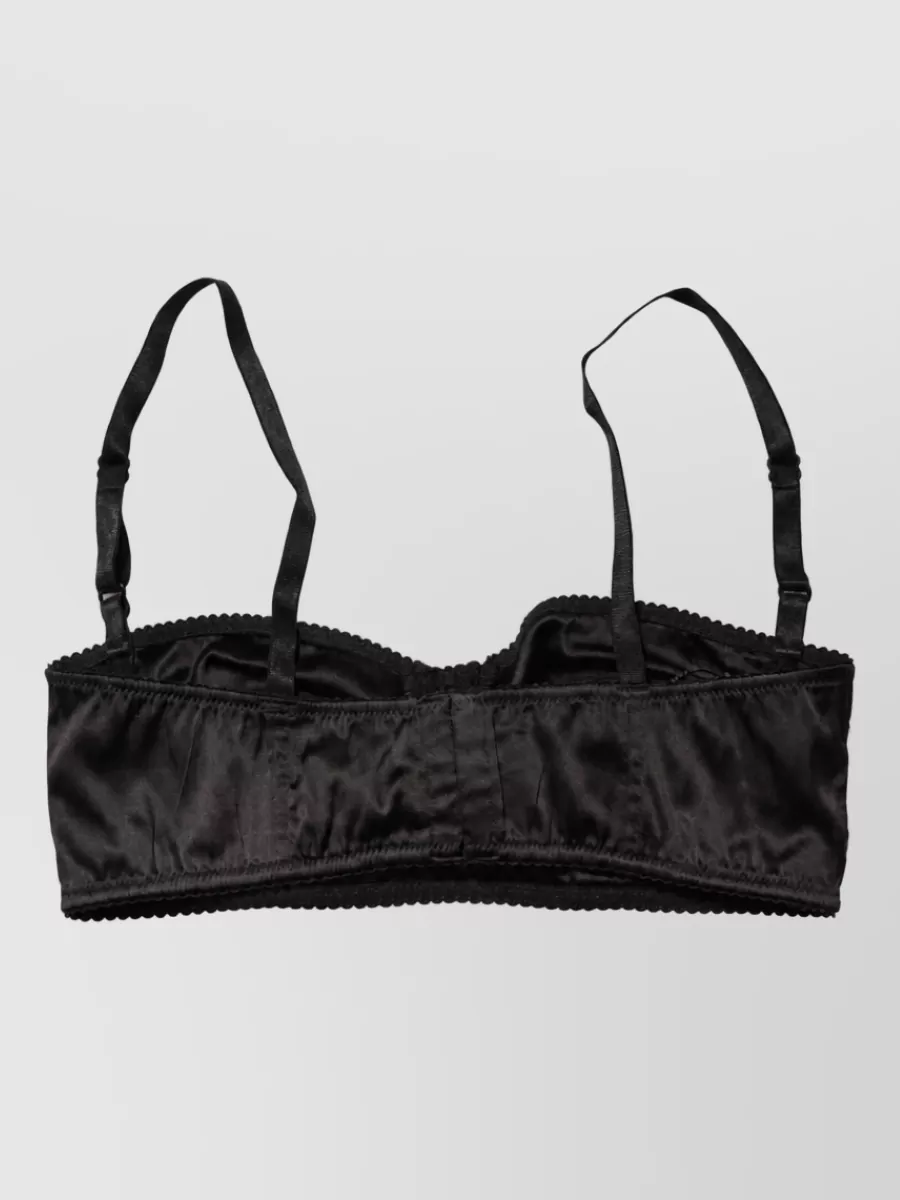 Dolce&Gabbana Silk Underwire Balconette Bra