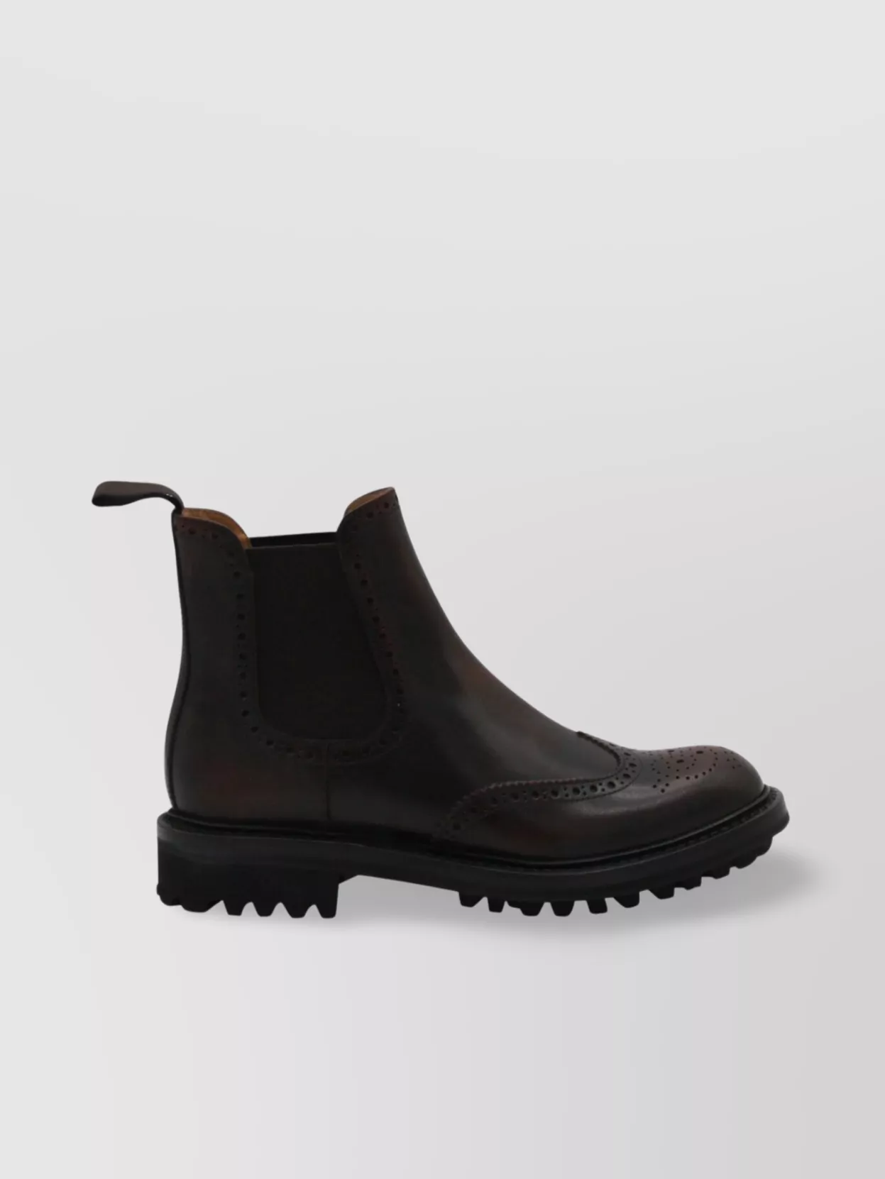 Church's Chunky Sole Ankle Boots With Brogue Detailing