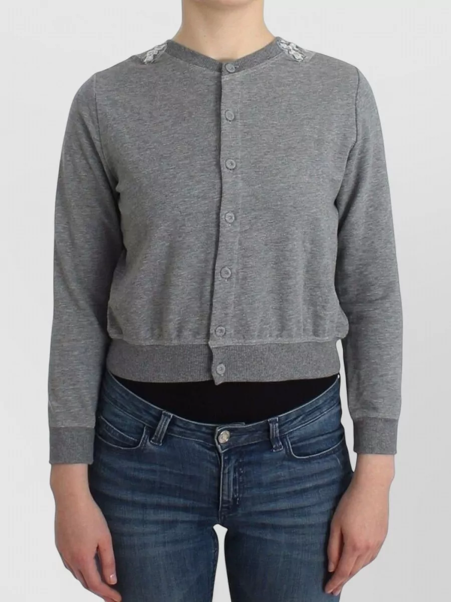 Ermanno Scervino cropped lace cardigan