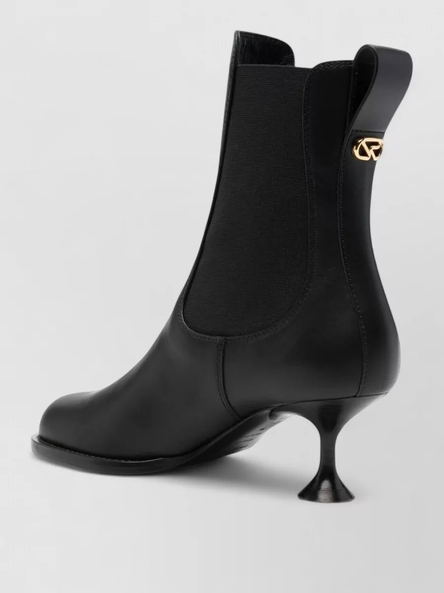 Sergio Rossi Leather Lace-Up Boots