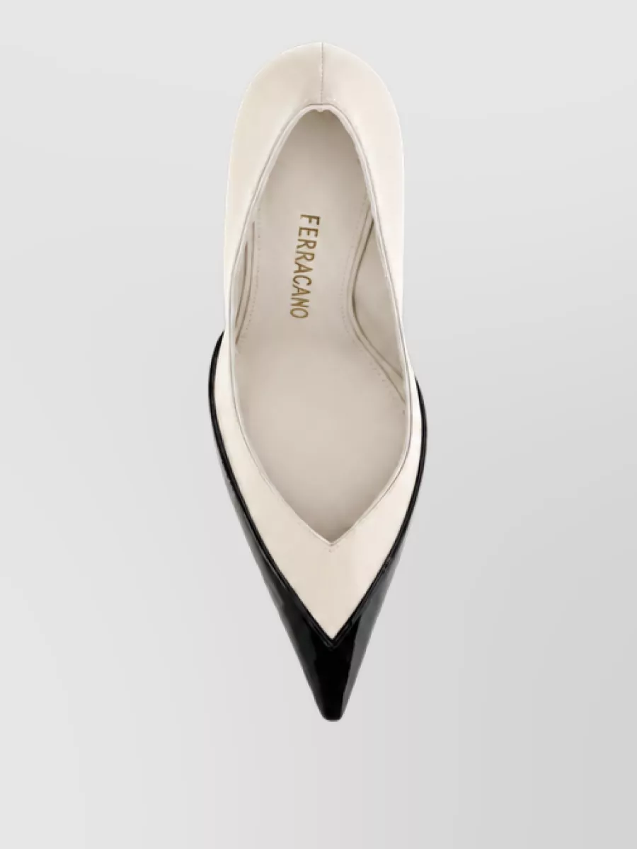 Ferragamo Leather High-Heel Pumps