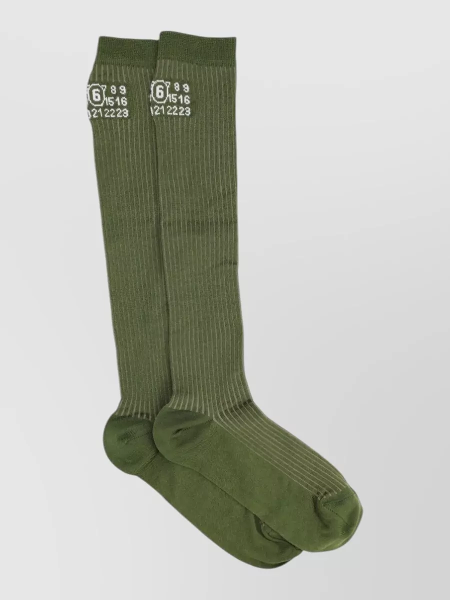 Mm6 Maison Margiela logo socks
