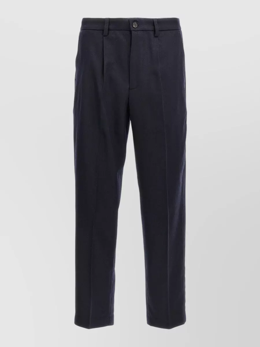 Department 5 wool blend straight-leg trousers