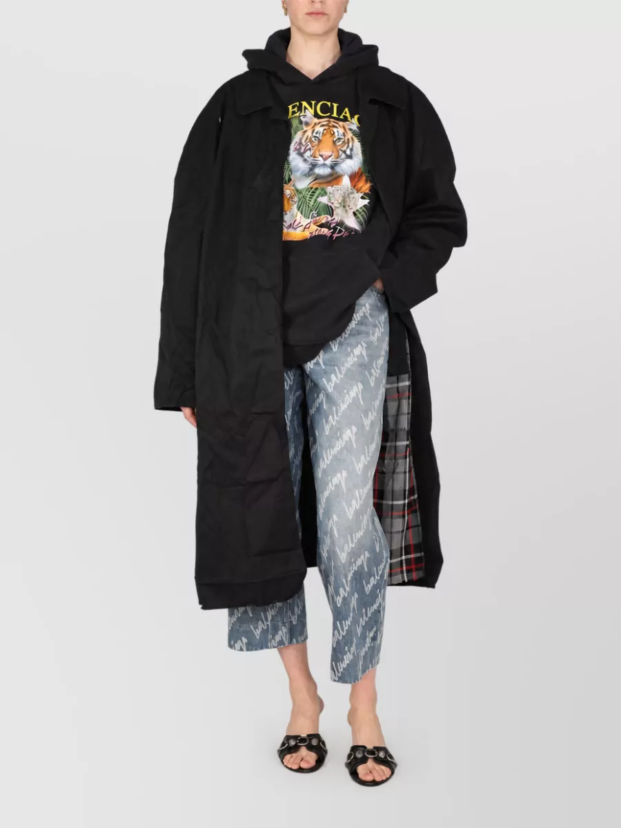 Balenciaga oversized car coat