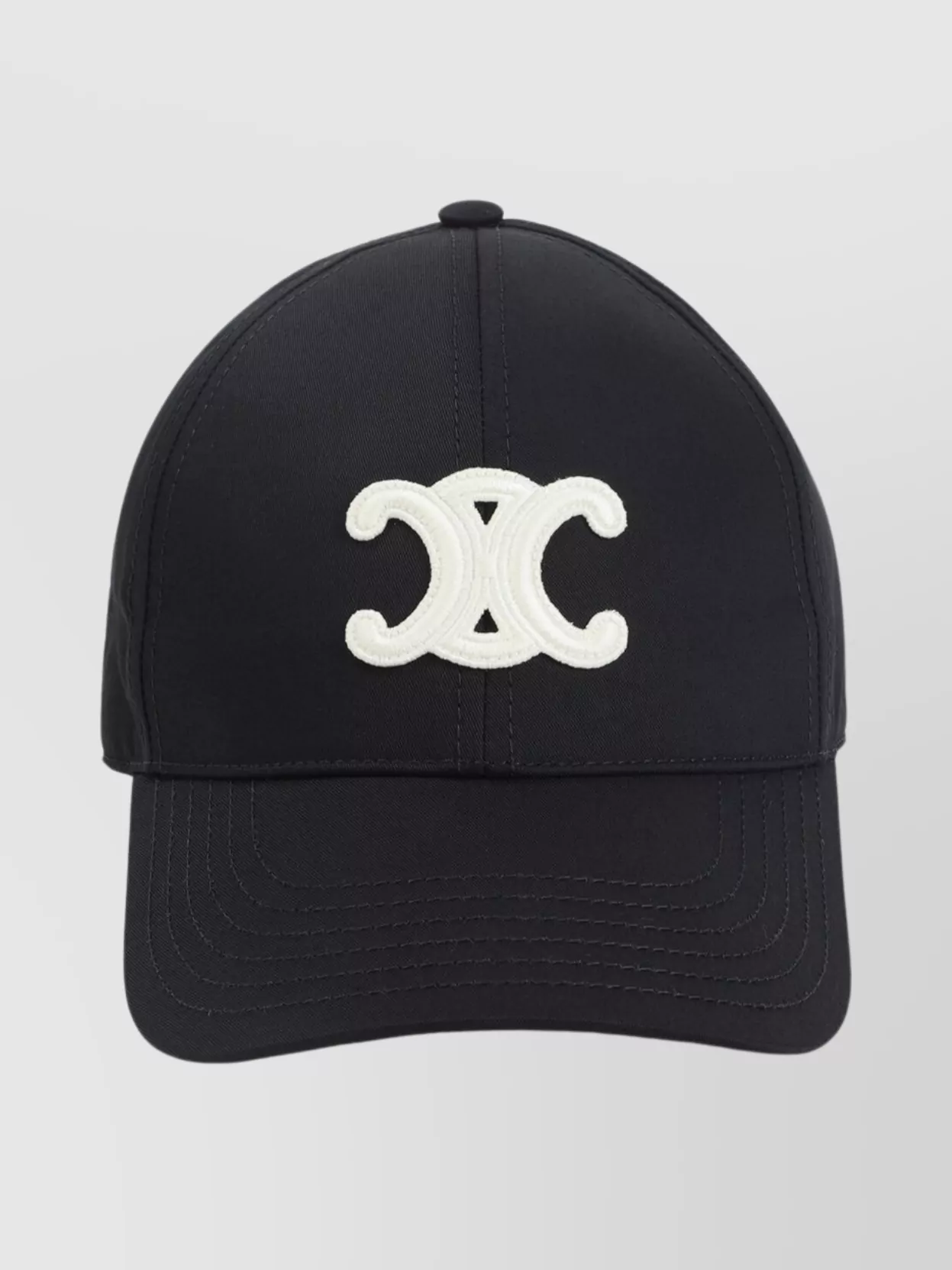 Celine Curved Brim Baseball Hat Celine Triomphe Baseball Cap Curved Brim in Grey | Lyst UK main image 2