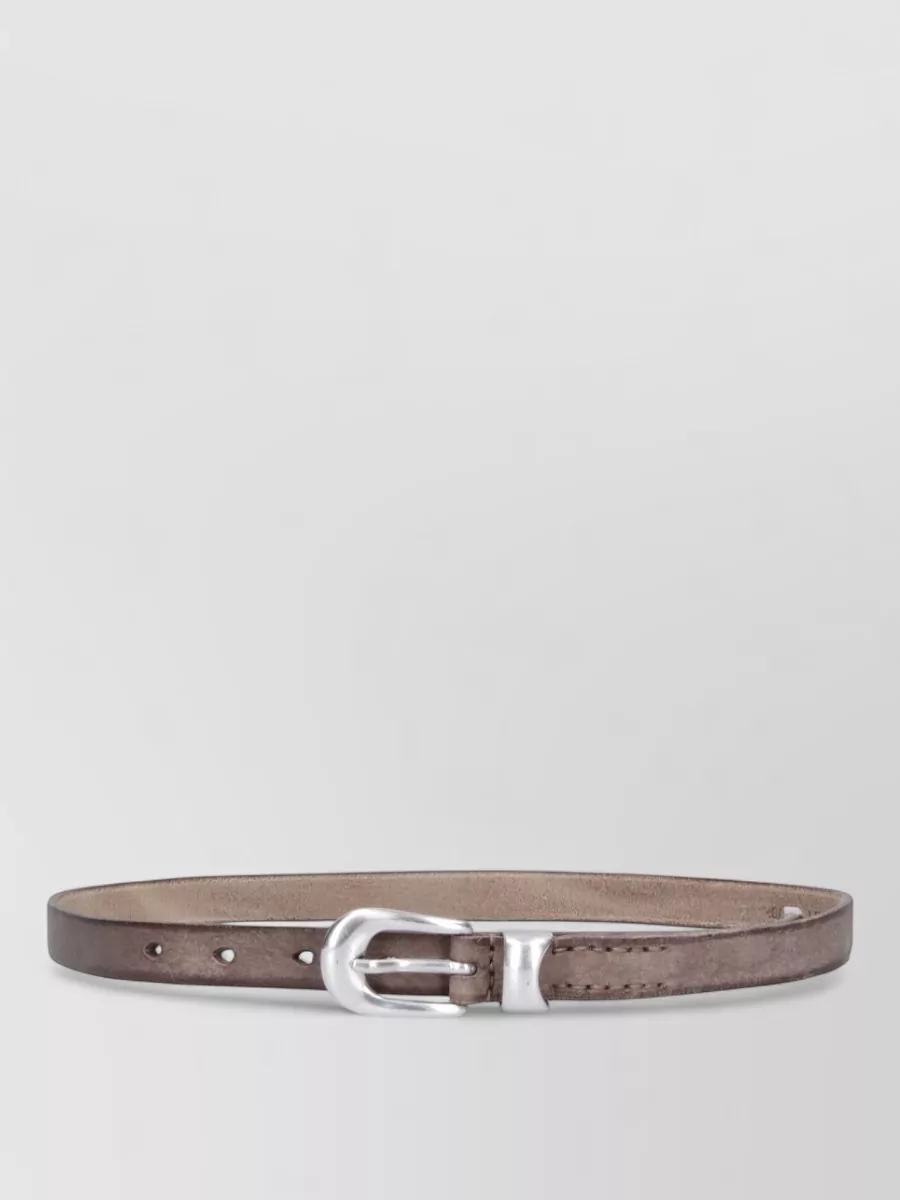 Our Legacy leather slim belt