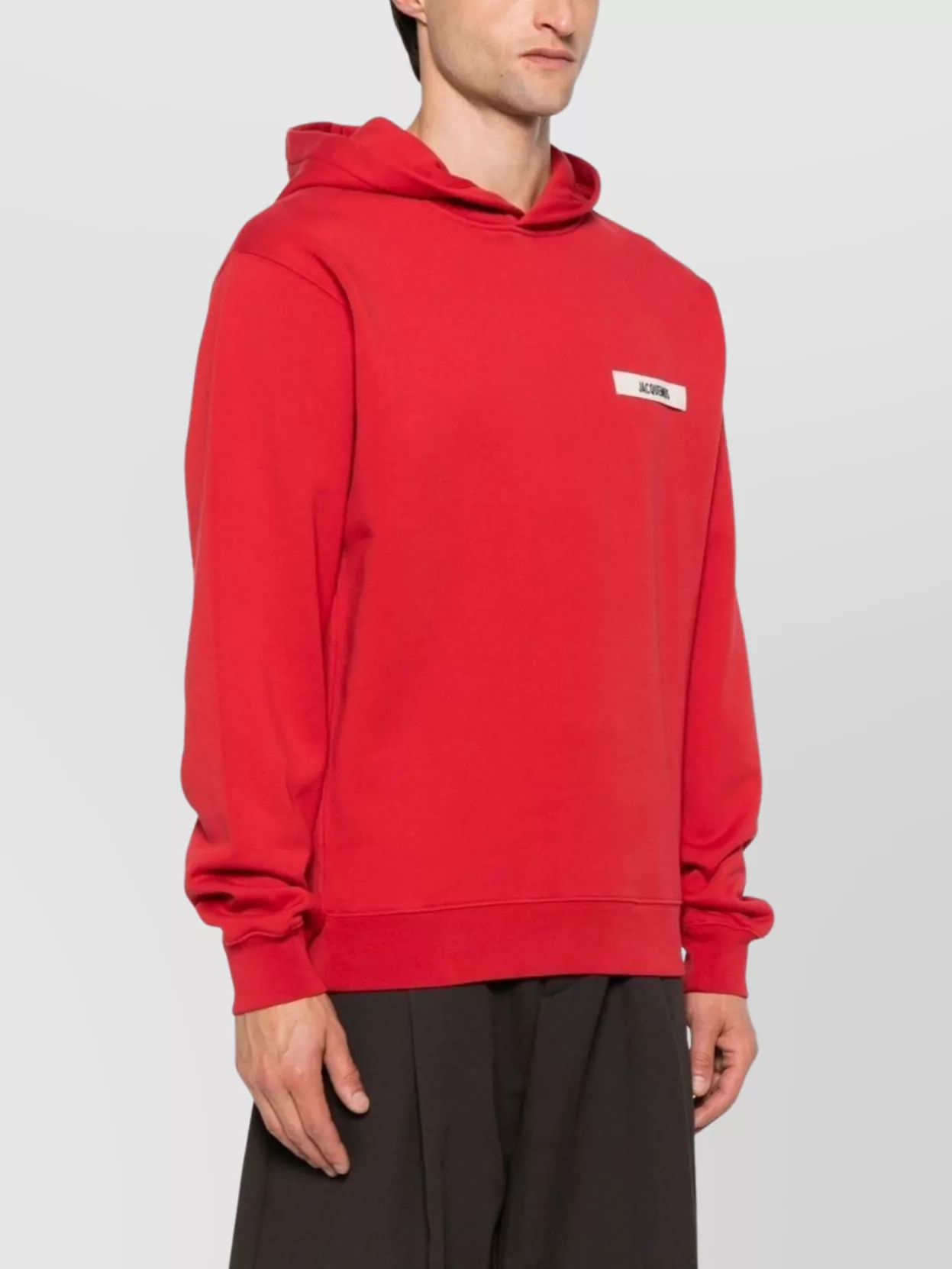 Jacquemus Ribbed Cuffs Hooded Sweater