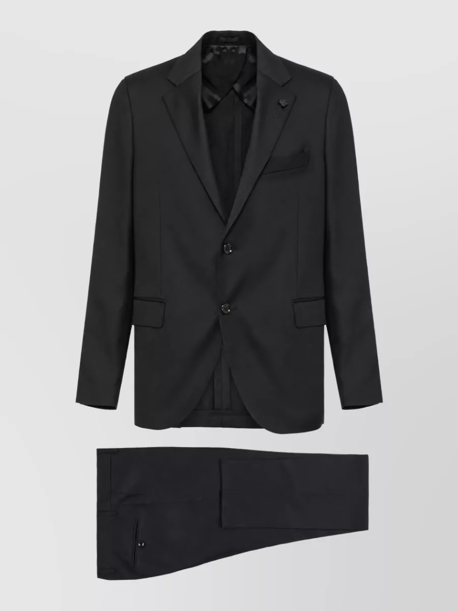Lardini Virgin Wool Single-Breasted Suit