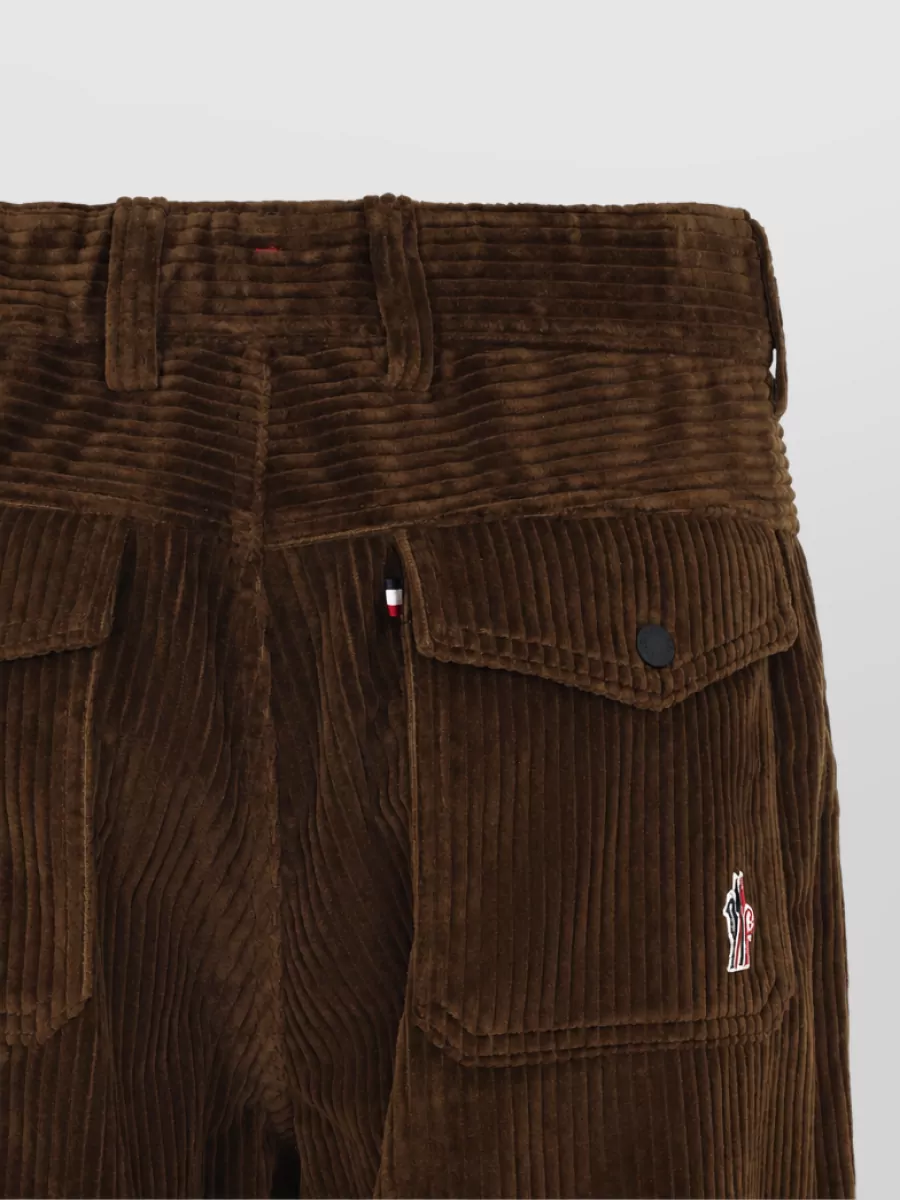 Moncler Grenoble Ribbed Wide-Leg Trousers