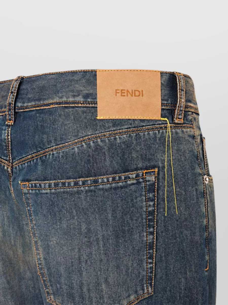 Fendi Straight-Leg Jeans