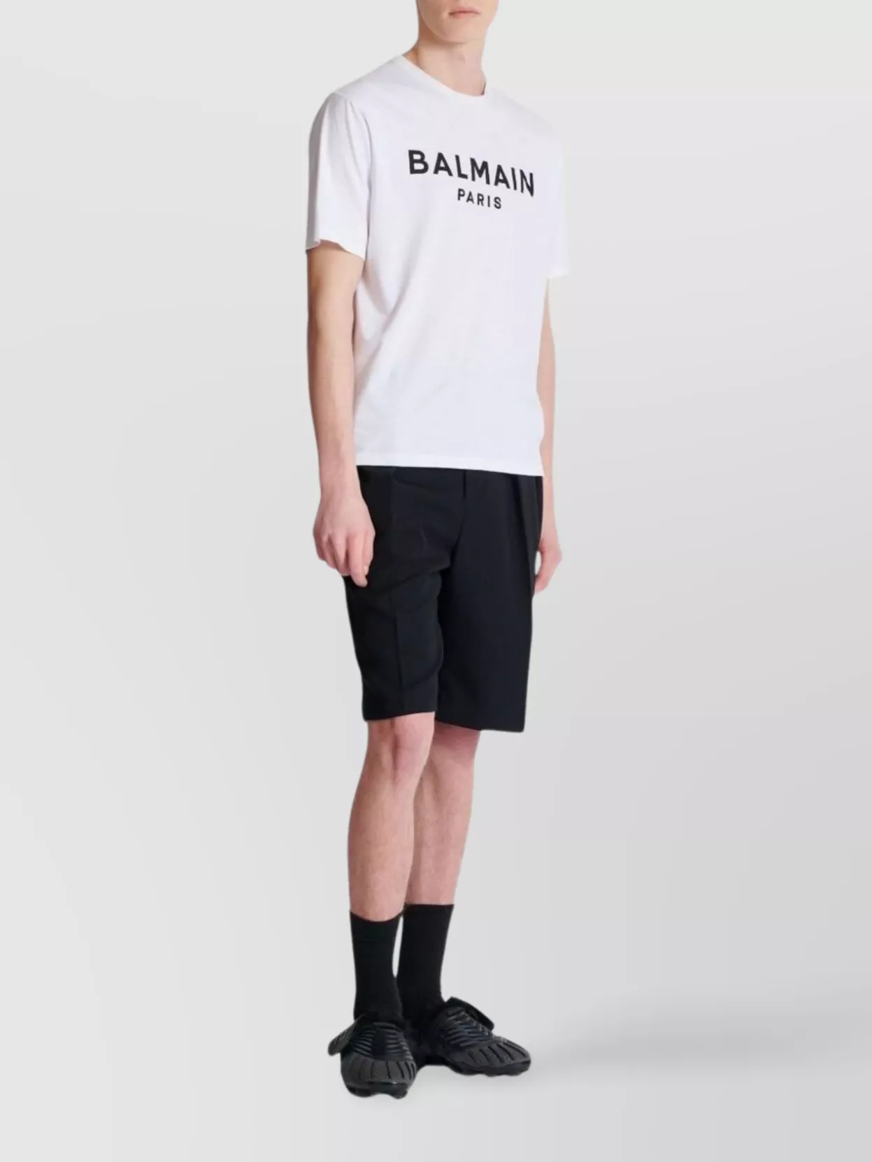 Balmain Crew Neck T-Shirt Short Sleeves