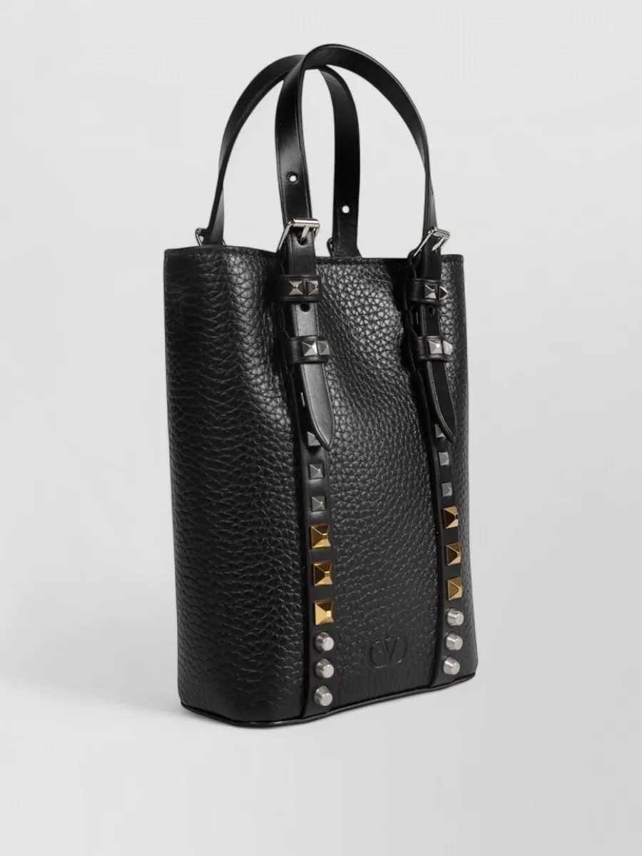 Valentino Garavani Calf Leather Mini Tote Bag