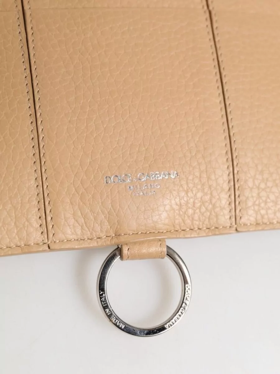 Dolce&Gabbana Leather Crossbody Card Holder Wallet