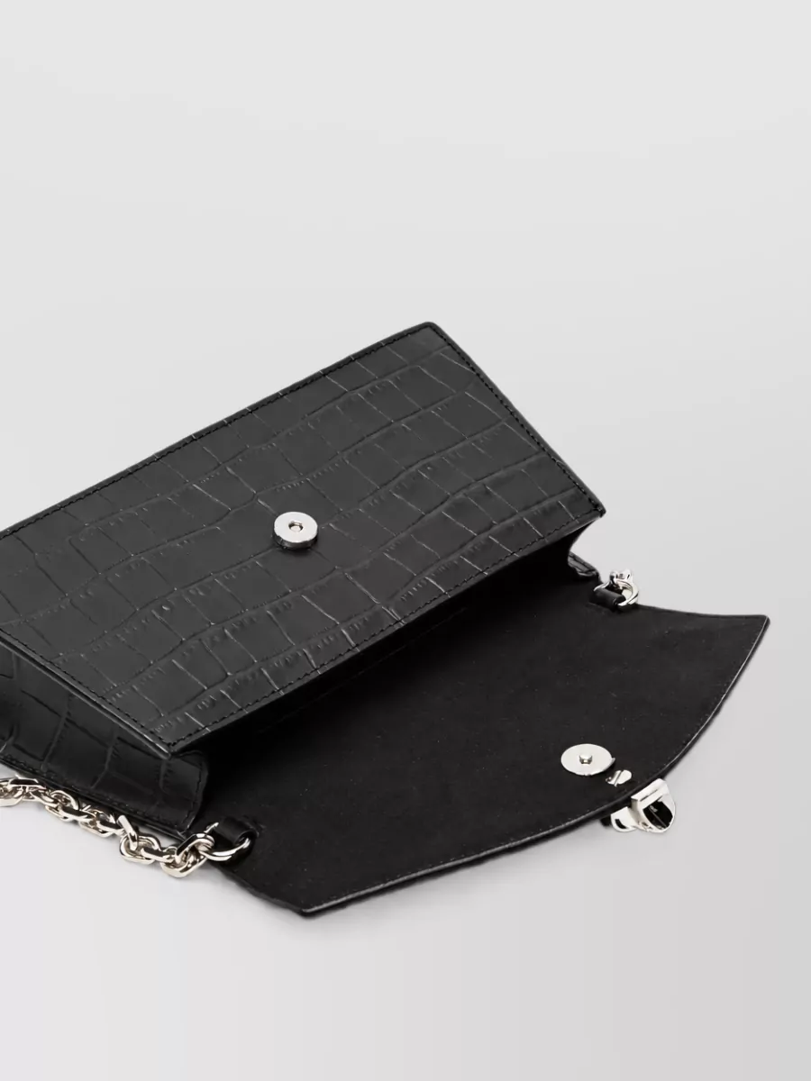 Mc Queen Skull Mini Clutch Bag