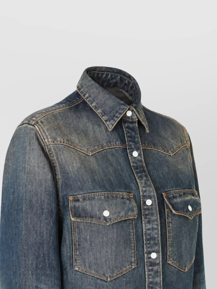Fendi Denim Western Shirt