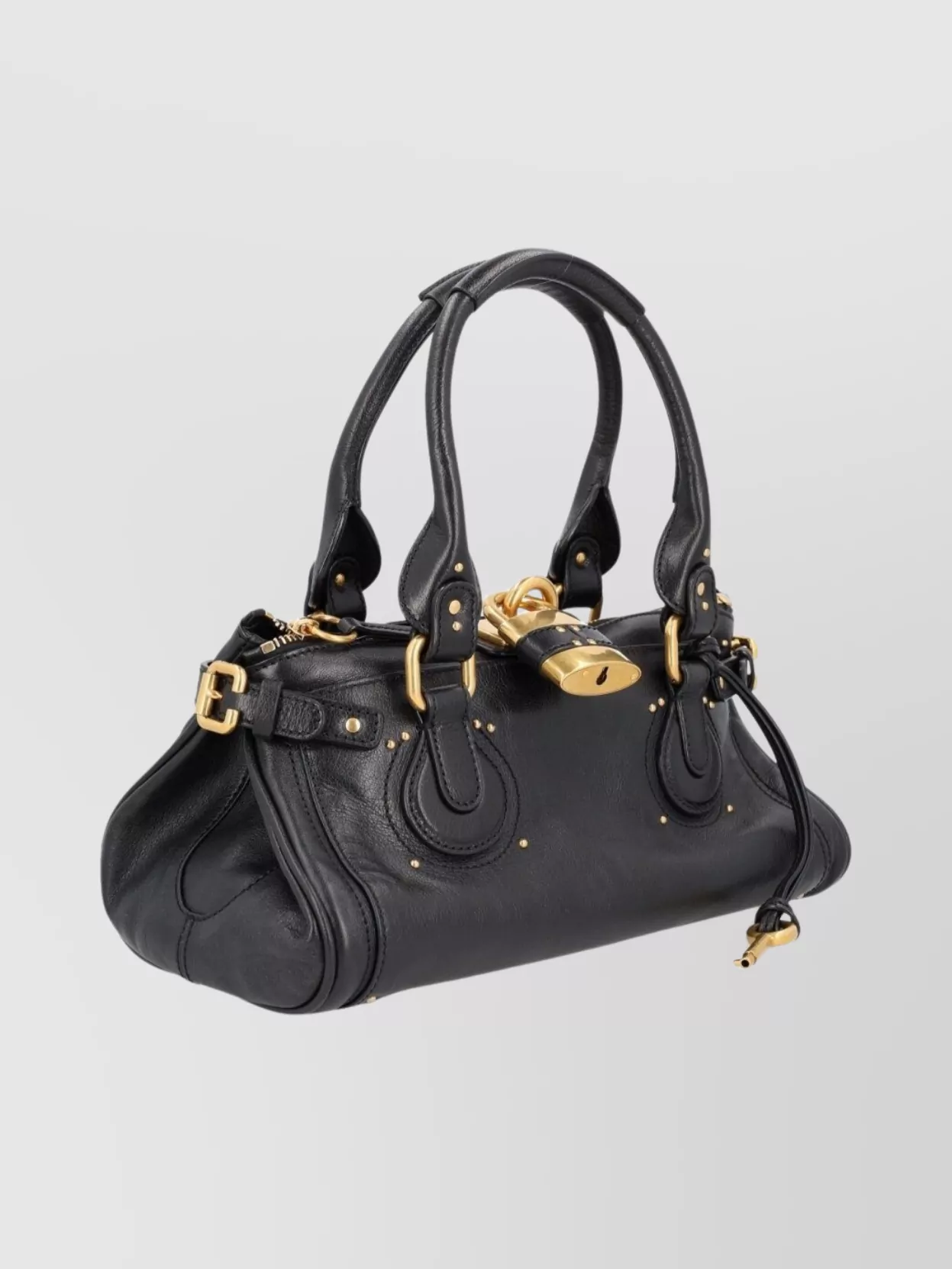 Chloé Structured Tote Bag Gold Hardware