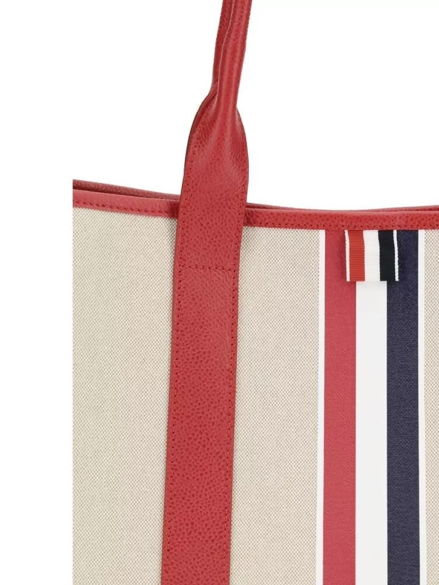Thom Browne Fabric Tote Bag