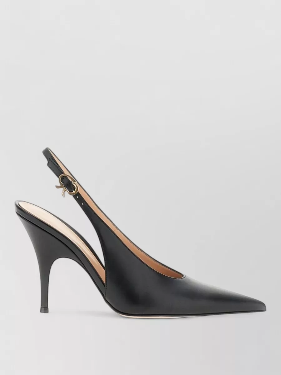 Gianvito Rossi Leather Slingback Pumps