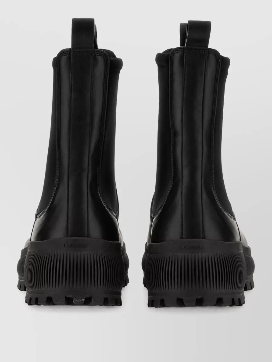 Jil Sander Leather Chelsea Boots