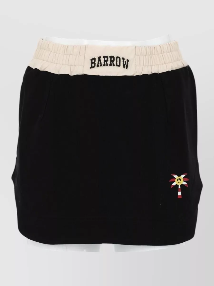 Barrow cotton knee-length shorts