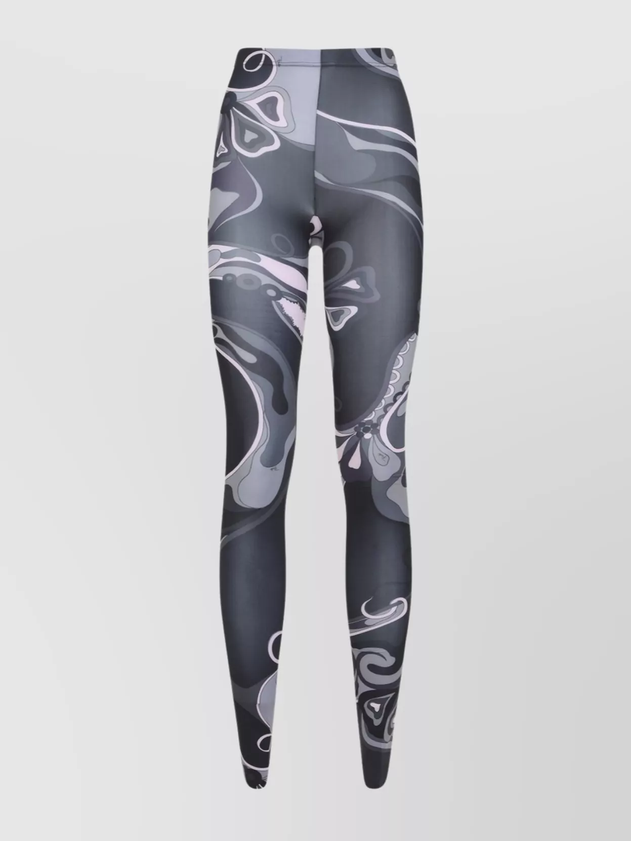Pucci Abstract Print High Waist Trousers