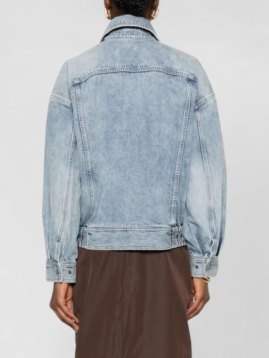 Saint Laurent Denim Oversized Jacket