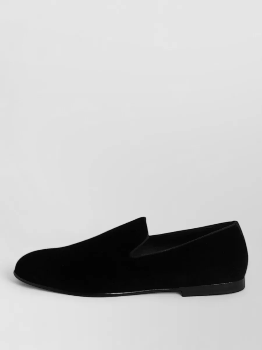 Dolce&Gabbana Velvet Slip On Loafers