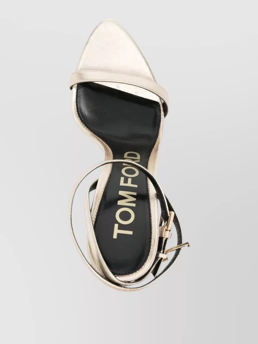 Tom Ford Leather High-Heel Sandals
