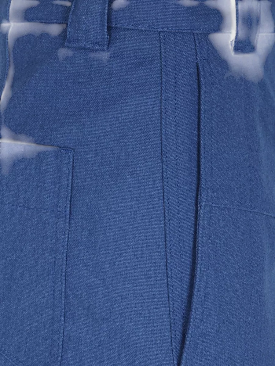 Chloé organic cotton high-rise straight-leg trousers